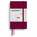 Weekly Planner & Notebook 2026 Pocket (A6) Port Red