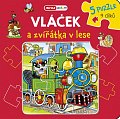 Vláček a zvířátka v lese – Knížkové puzzle