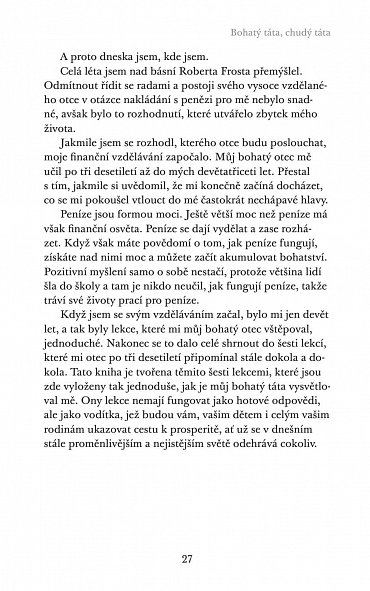 Náhled Bohatý táta, chudý táta, 2.  vydání