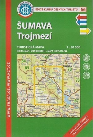KČT 66 Šumava Trojmezí 1:50 000 Turistická mapa, 1.  vydání