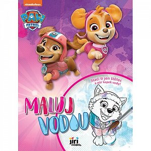 Tlapková patrola - Maluj vodou A4