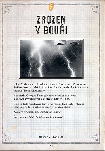 Náhled Hádanky a hlavolamy Nikoly Tesly