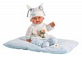 Llorens 26311 NEW BORN CHLAPEČEK - realistická panenka miminko s celovinylovým tělem - 26 cm