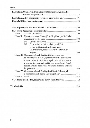 Náhled Obecné nařízení o ochraně osobních údajů (GDPR). Zákon o zpracování osobních údajů. Komentář