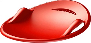 Sáňkovací talíř Supernova červená 70