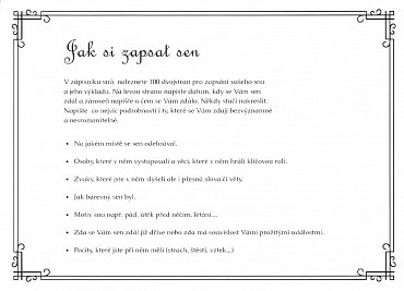 Náhled Snílek - Zápisník snů