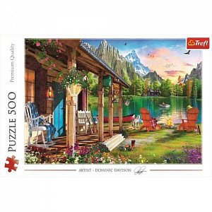 Trefl Puzzle Chata v horách/500 dílků