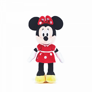 Plyšová Minnie v červených šatech 30 cm