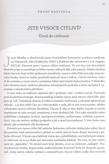 Náhled Průvodce pro vysoce citlivé lidi - Jak prožít šťastnější a vyrovnanější život