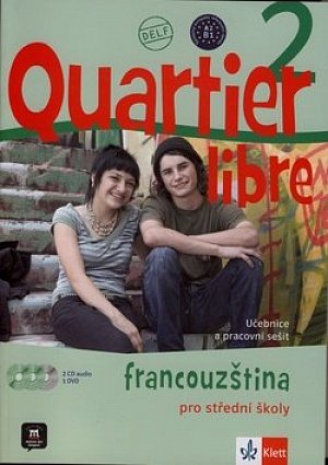 Quartier libre 2 - učebnice + pracovní sešit+ DVD + časopis La revue de jeunes