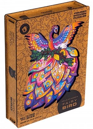 UNIDRAGON dřevěné puzzle PÁV velikost KS (30x39cm)