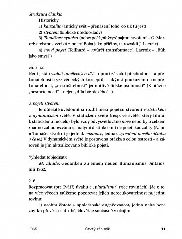 Náhled Zápisníky II: (1965-1969)