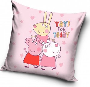 Dětský polštářek Prasátko Pepina Kamarádky Zuzka a Rebeka