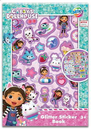 Třpytivé samolepky Gábinčin kouzelný domeček A5 8 archů