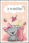 Přání K - K narození dítěte - holka