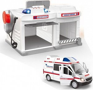 Ambulance hrací set – garáž