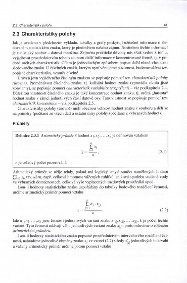 Náhled Základy statistiky - Aplikace v technických a ekonomických oborech, 2.  vydání