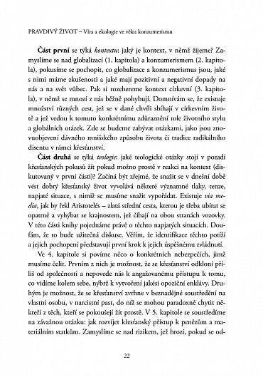 Náhled Pravdivý život - Víra a ekologie ve věku konzumerismu