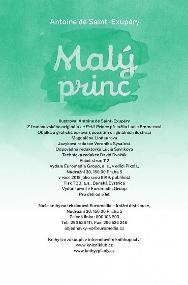 Náhled Malý princ – kapesní vydání, 1.  vydání