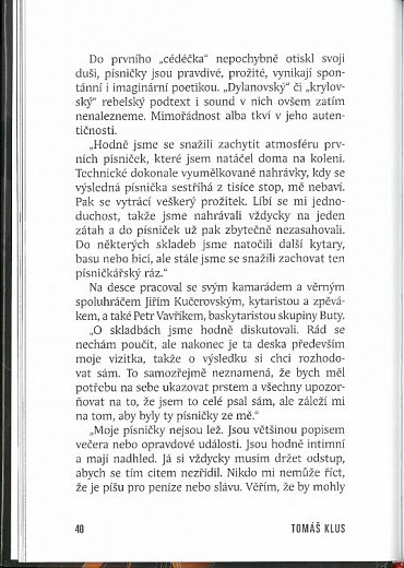 Náhled Tomáš Klus Pane Bože, za co?