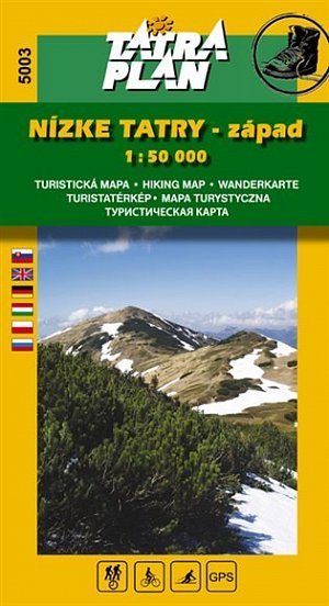 Nízke Taty - západ 1:50 000