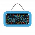 Neonová cedulka se jménem - Štěpán