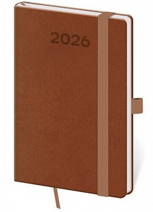 Diář 2026 týdenní kapesní Print Pop - mousse