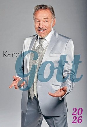 Kalendář 2026 Karel Gott - nástěnný