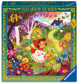 Puzzle Červená karkulka 64 dílků