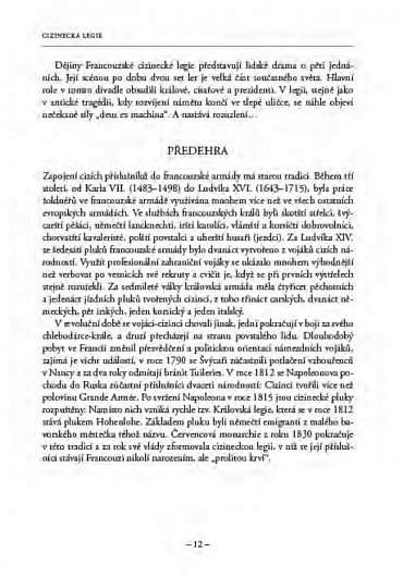 Náhled Cizinecká legie - Všední život francouzské cizinecké legie