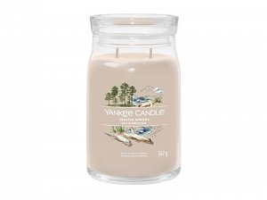 YANKEE CANDLE Seaside Woods svíčka 567g / 2 knoty (Signature velký)