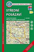 KČT 43 Střední Posázaví 1:50 000 / Turistická mapa, 6.  vydání