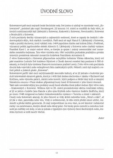 Náhled KOLOWRATOVÉ - Věrně a stále, 1.  vydání