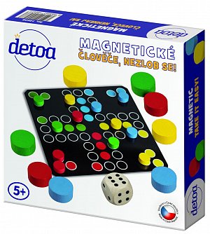 Člověče, nezlob se magnetické dřevo - společenská hra