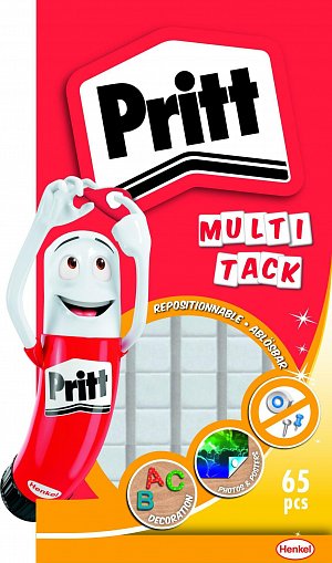 Henkel Pritt - lepicí guma Fix-It, 35 g, 65 ks, bílá - 65 ks