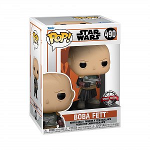 Funko POP Star Wars The Mandalorian - Boba Fett w/o helmet (exclusive special edition)