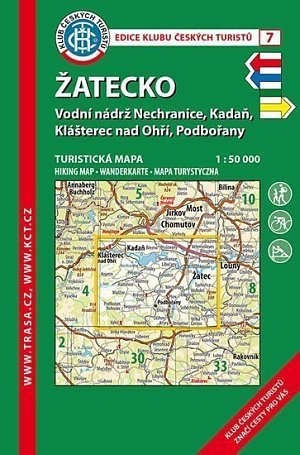 Žatecko /KČT 7 1:50T Turistická mapa