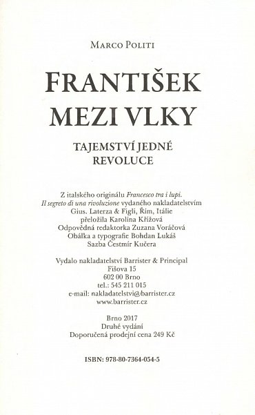 Náhled František mezi vlky - Tajemství jedné revoluce