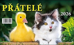 Kalendář 2026 Přátelé, stolní, 23 x 14 cm