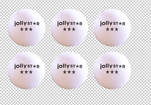 Ping pong míčky 6 ks JollyStar