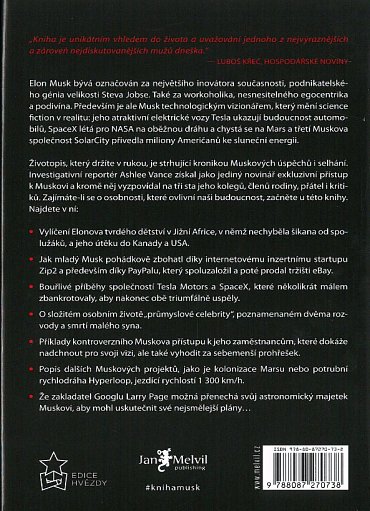 Náhled Elon Musk: Tesla, SpaceX a hledání fantastické budoucnosti