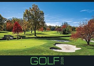 Kalendář 2026 Golf, nástěnný, 48,5 x 34 cm