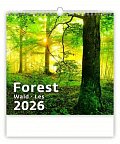 Kalendář nástěnný 2026 - Forest/Wald/Les