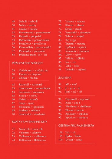 Náhled 100 perliček pro (ne)milovníky češtiny