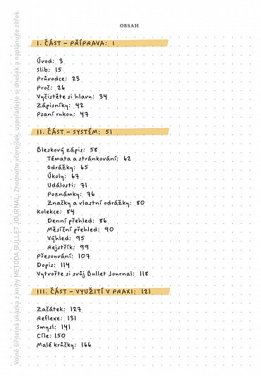 Náhled Metoda Bullet Journal - Zhodnoťte včerejšek, uspořádejte si dnešek a naplánujte zítřek
