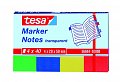 tesa samolepicí poznámkové bločky Transparent, 20 x 50 mm, mix barev