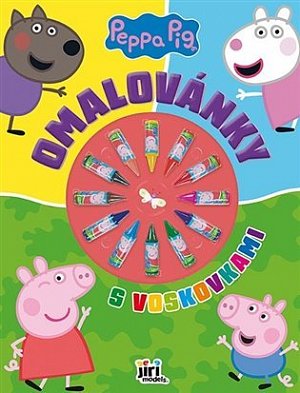 Prasátko Peppa - Omalovánky s voskovkami