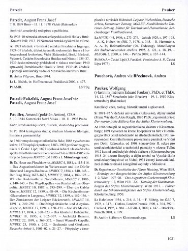 Náhled Slovník historiků umění, výtvarných kritiků, teoretiků a publicistů v českých zemích a jejich spolupracovníků z příbuzných oborů (asi 1800-2008) - 2 svazky