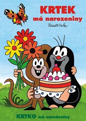 Krtek má narozeniny - Omalovánky A4