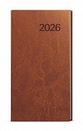 Týdenní diář 2026 Jakub Vivella kapesní hnědá